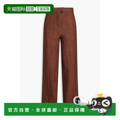 1h可退 香港直邮Acne Studios 艾克妮 女士 亚麻羊毛混纺华达呢直