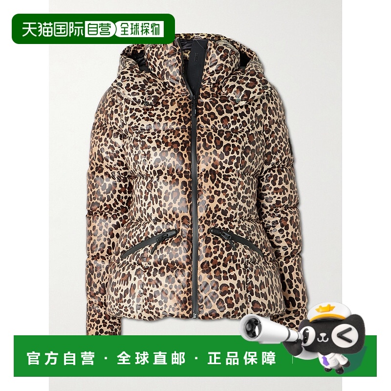 香港直邮Mackage 女士 Cheryl down 绗缝再生豹纹滑雪夹克 CHERYL