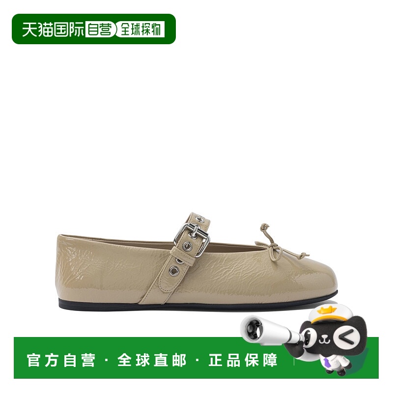 香港直邮Miu Miu 圆头芭蕾舞鞋 5F210EH27F005