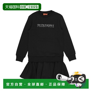 1h可退 香港直邮MISSONI 米索尼 女童 连衣裙童装 black黑色 舒适