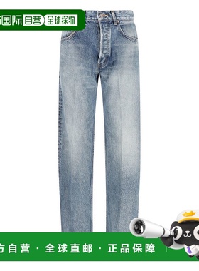 1h可退 香港直邮Celine 思琳 女士 后Logo标志牛仔裤 RP0B9930F