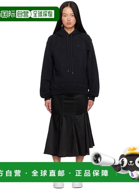 香港直邮Off-white 女士 黑色连帽连衣裙 OWDB491F23FAB001