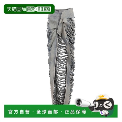 香港直邮Rick Owens Lilies 瑞克 欧文斯 女士 破洞半身裙 RO02C1