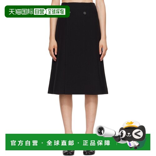 香港直邮Mm6 Maison Margiela 马丁 马吉拉 MM6 女士 黑色 Double