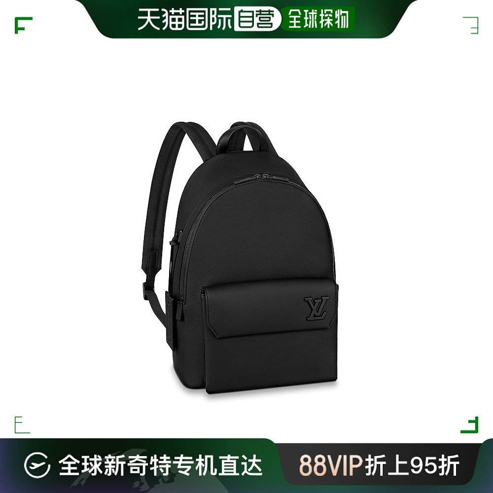 自营｜Louis Vuitton/路易威登男士黑色粒面小牛皮双肩背包