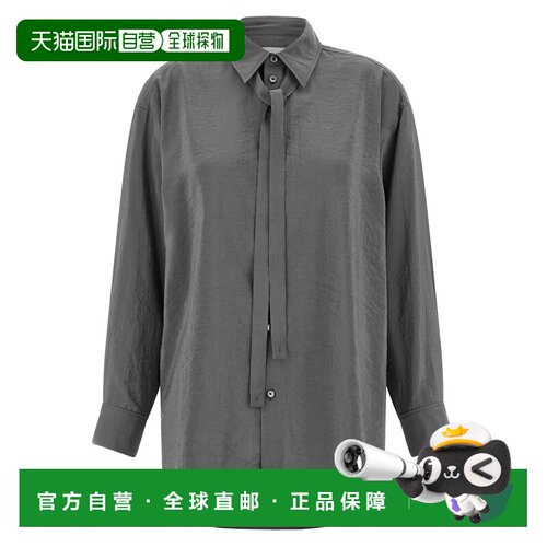 1h可退 香港直邮LEMAIRE 女士衬衫 SH1282LF1308BK928 SS2026 灰