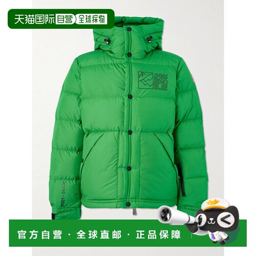 香港直邮moncler 盟可睐 男士 Cristaux Logo-Appliqued Shell Do