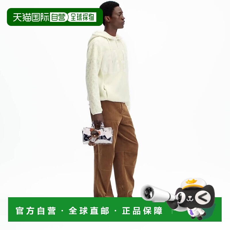 自营1h可退 欧洲直邮LV路易威登 Resort男士干邑棕色小牛皮老花图