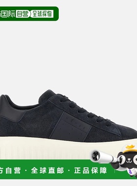 自营欧洲直邮Hogan H-Stripes蓝色运动鞋