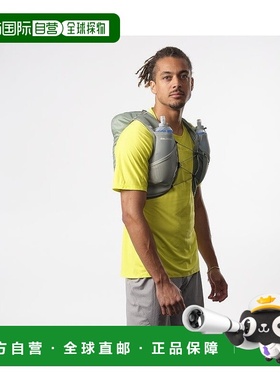 自营欧洲直邮Salomon萨洛蒙 ACTIVE SKIN 8系列男女通用绿色聚酯