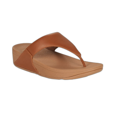 欧洲直邮FitFlop 飞适福 女士 LULU LEATHER TOEPOST 人字拖 棕色