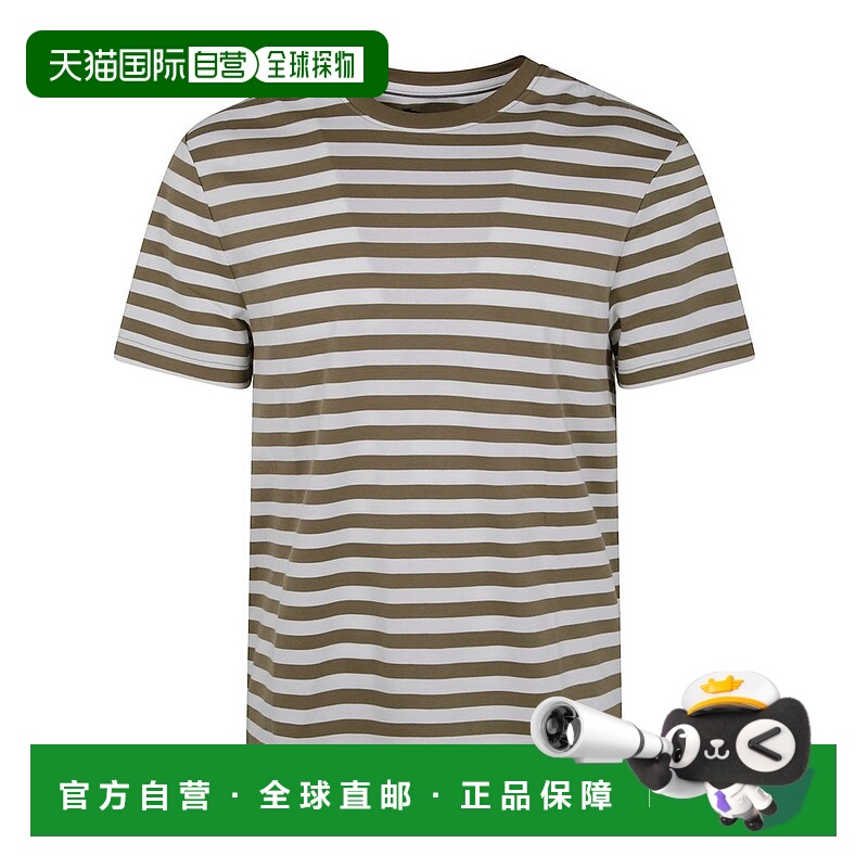1h可退 香港直邮Michael Kors 迈克高仕 男士 圓領條紋 T 卹 CS55