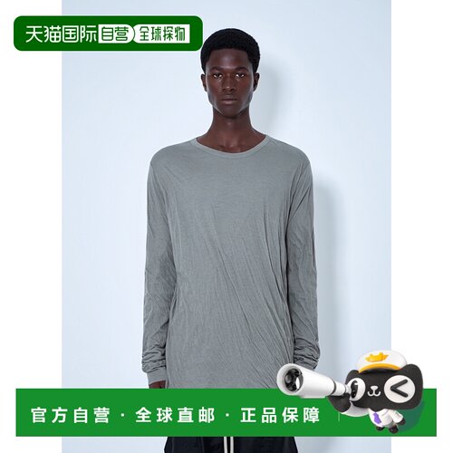 香港直邮rick owens 瑞克 欧文斯 男士 Jumbo Double 长袖T恤 RU0
