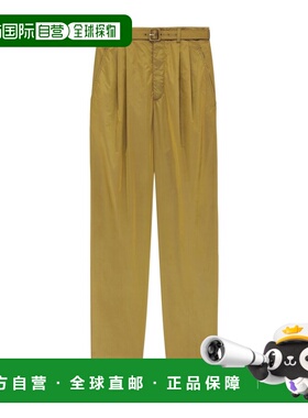 1h可退 香港直邮Saint Laurent 腰带袢休闲裤 863135Y1N45
