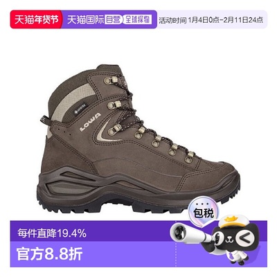 自营欧洲直邮LOWA RENEGADE EVO GTX MID女士深棕色防水科技面料