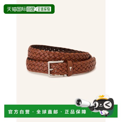 香港直邮Ami Paris 男士腰带 100318773415000 CO 棕色 Braided b