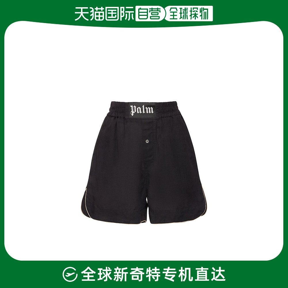 香港直邮Palm Angels 女士亚麻短裤