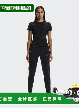 自营欧洲直邮ON昂跑 Lumos系列女士黑色聚酯纤维保暖跑步长裤运动