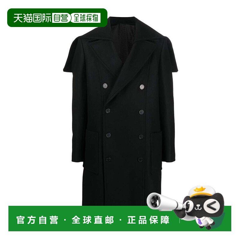 香港直邮Balmain 双排扣大衣 YH1UB003WB06