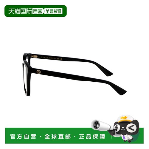 香港直邮GUCCI 女士眼镜 GG1319O001 SS2026 黑色【付后1h可退】