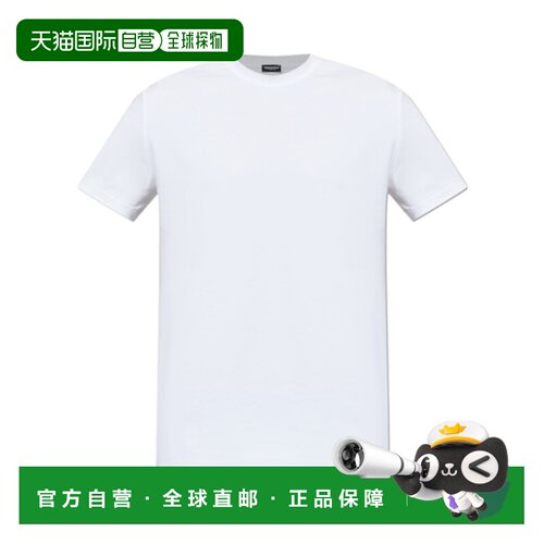 香港直邮DSQUARED2 男士T恤 D9M206250100 SS2026 白色 短袖T恤