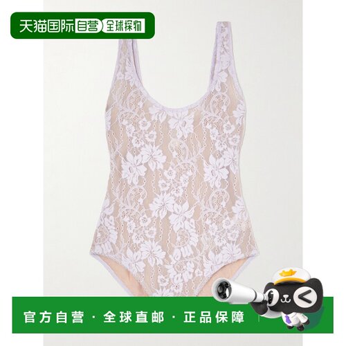ZIMMERMANN 女士 凸纹蕾丝连体衣 7615TS26R吊带 【付后1h可退】