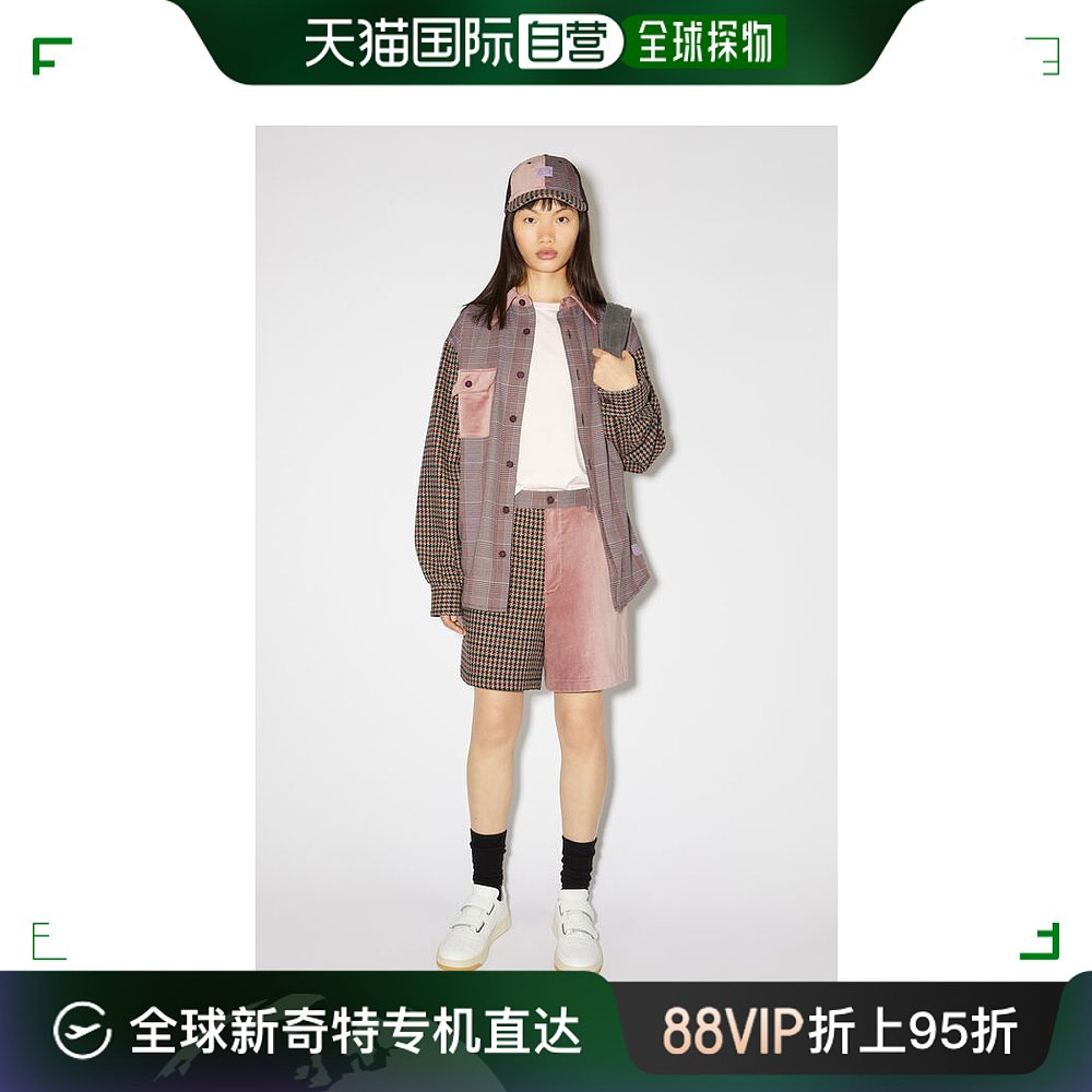 欧洲直邮Acne Studios 拼布短裤 女装/女士精品 休闲裤 原图主图