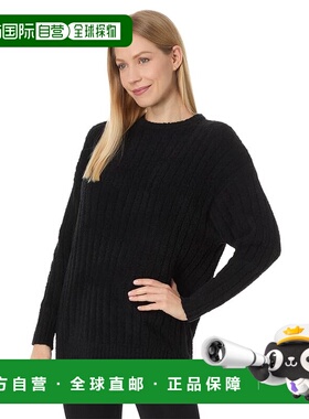 1h可退 香港直邮Ugg 女士 Riz 罗纹上衣 black黑色 舒适时尚