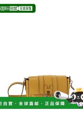 1h可退 香港直邮Hogan 女士 时尚翻盖包 KBW01XI0100TH1 yellow黄