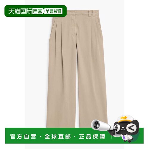 香港直邮Brunello Cucinelli 布内罗 古奇拉利 女士 褶裥棉混纺斜