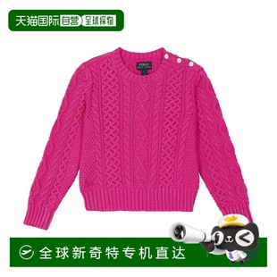 劳伦 Polo 拉夫 粗线针织棉质毛 女童 Ralph 香港直邮Polo Lauren