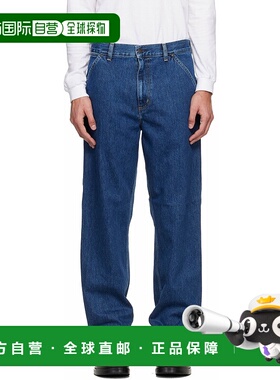 1h可退 香港直邮CARHARTT WIP 男士 蓝色 Single Knee 牛仔裤 I03