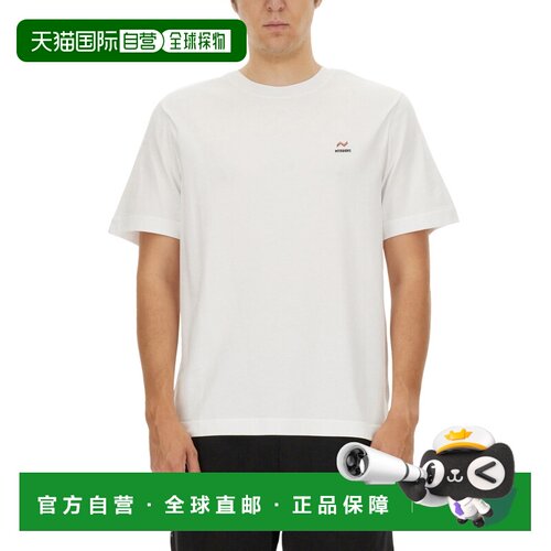 1h可退 香港直邮MISSONI 男士T恤 US23WL0KBJ00IE14001 CO 白色 T