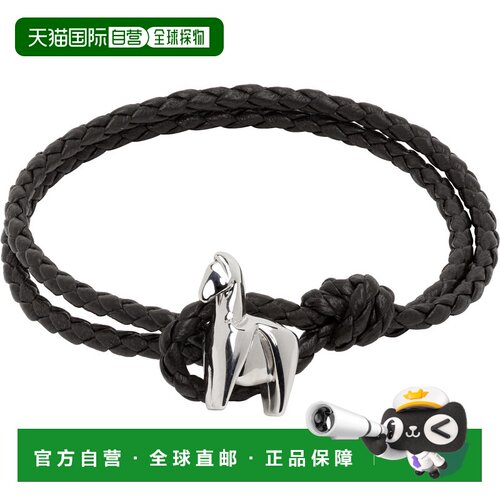香港直邮Bottega Veneta 葆蝶家 男士 Cavallo Leather 手环 8616