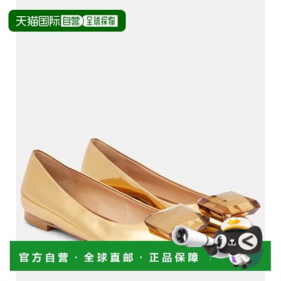 香港直邮Gianvito Rossi 吉安维托 罗西 女士 Jaipur 精饰皮质芭