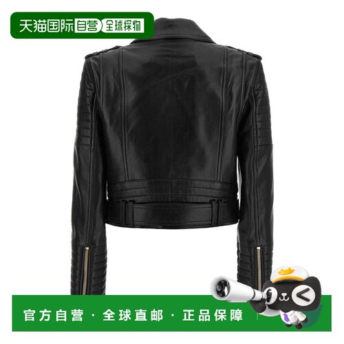 1h可退 香港直邮BALMAIN 女士夹克 FF1TD207LC620PA AW2025 黑色