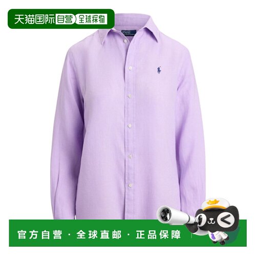 欧洲直邮polo ralph lauren 女士 衬衫长袖亚麻