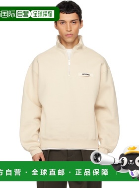 1h可退 香港直邮Jacquemus 男士 米色 The Gros Grain zipped-rol