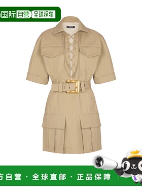 香港直邮Balmain 系带连衣裙 FF1R7415CF69