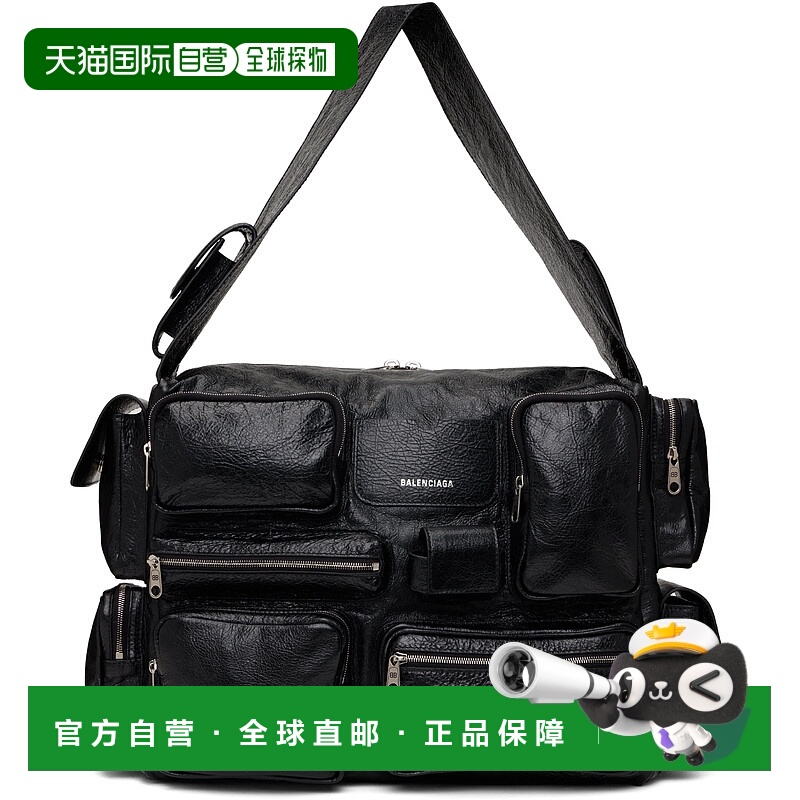 1h可退 香港直邮Balenciaga 巴黎世家 男士 黑色大号 Superbusy