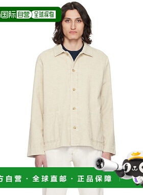 1h可退 香港直邮A.P.C. 男士 灰白色 Bobby 夹克 COGVVH03053