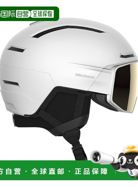 自营欧洲直邮Salomon萨洛蒙 DRIVER男女通用白色塑料滑雪头盔新款