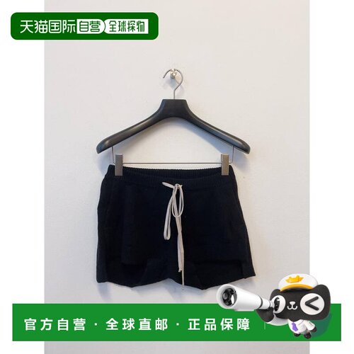 香港直邮RICK OWENS 女士短裤 RO02B6685WSBR09 AW2022 黑色