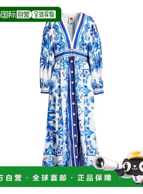 1h可退 香港直邮FARM RIO 女士 衬衫式连衣裙 blue蓝色 舒适时尚