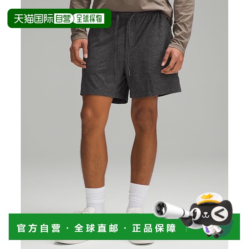 自营1h可退 欧洲直邮LULULEMON露露乐檬 Soft Jersey短裤 13厘米