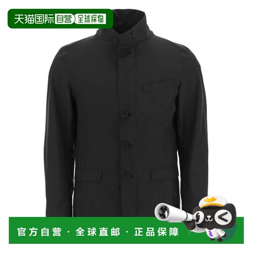 1h可退 香港直邮HERNO 男士夹克 GA017UL111019300 AW2023 黑色 H