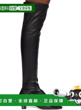 1h可退 香港直邮valentino 华伦天奴 女士 黑色 Over-The-Knee 高