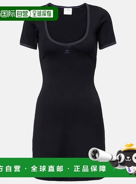 1h可退 香港直邮Courreges 女士 Holistic 棉质迷你连衣裙
