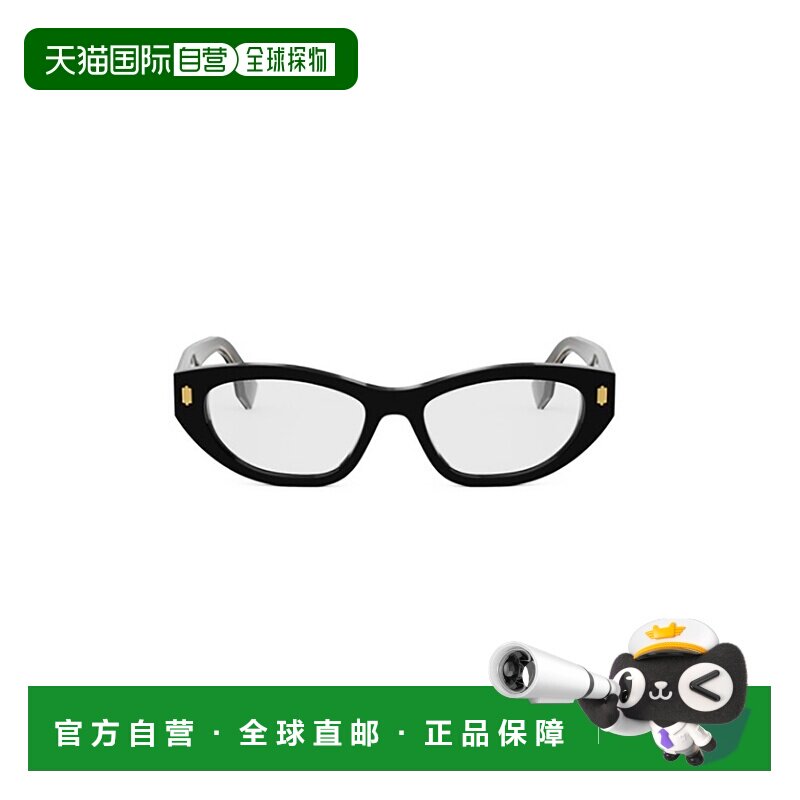 1h可退 香港直邮FENDI 女士眼镜 FE50119I001 AW2025 白色 全框平