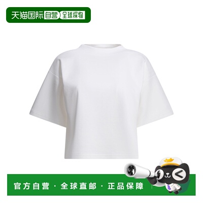 香港直邮alaia 女士 宽松款合身T恤 AA9I0019J095C000WHITE